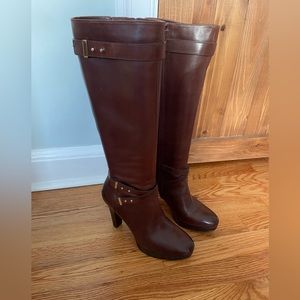 Cole Haan - Nike Air Heel Brown Leather Books - Never Worn!